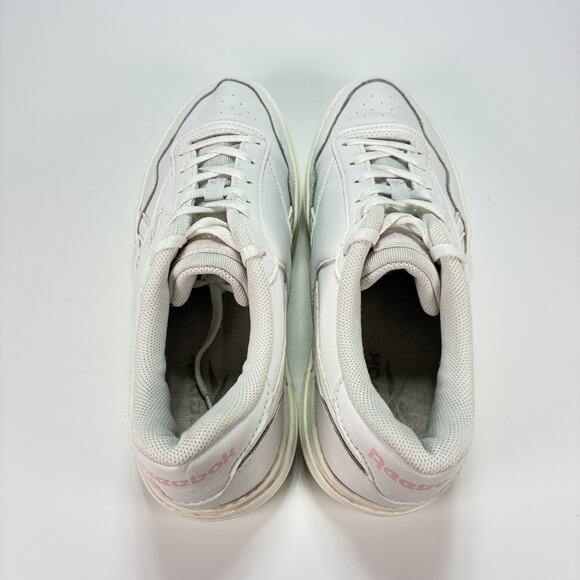 Reebok Club C 85 White Leather Classic Low Top Platform Sneakers Women's Size 8 - Picture 6 of 11